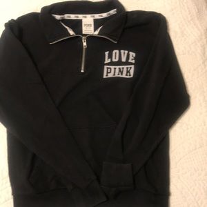 Women’s front zip VS pink collection sweater 5/$25